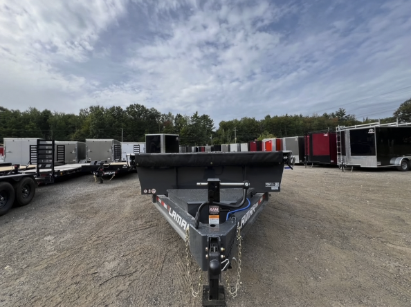 2027 Lamar 7x14 Dump Trailer - Front Tongue and Tarp