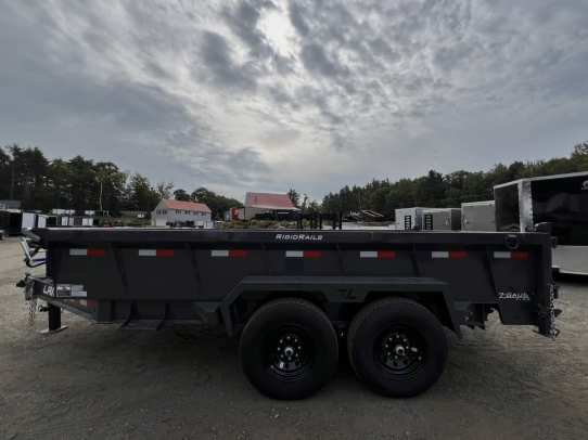 2027 Lamar 7x14 Dump Trailer - Side Profile